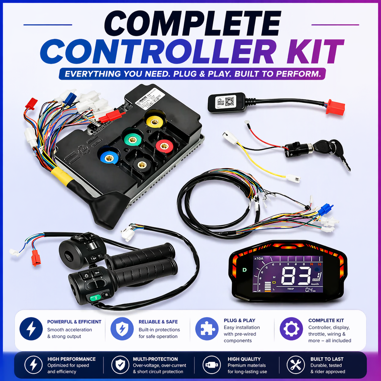 Complete Controller Kits – Throttle & Charge